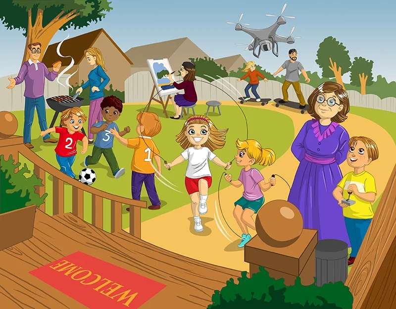 Children's illustration portfolio artwork
