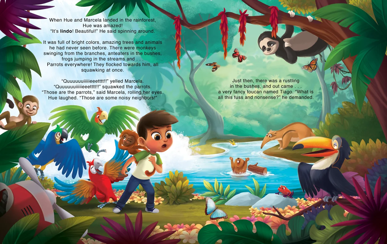 Children's illustration portfolio artwork